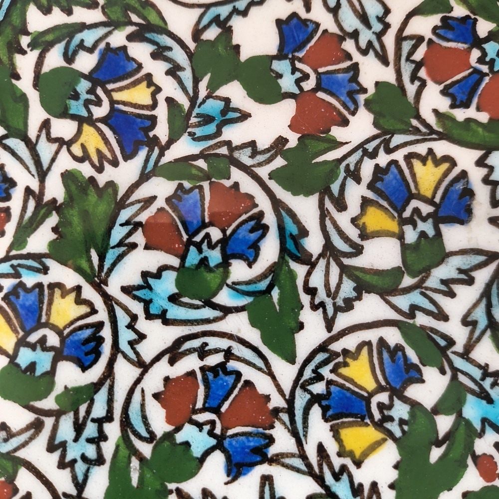 Vintage Multicolor Floral Wall Decor - Picture 9 of 10